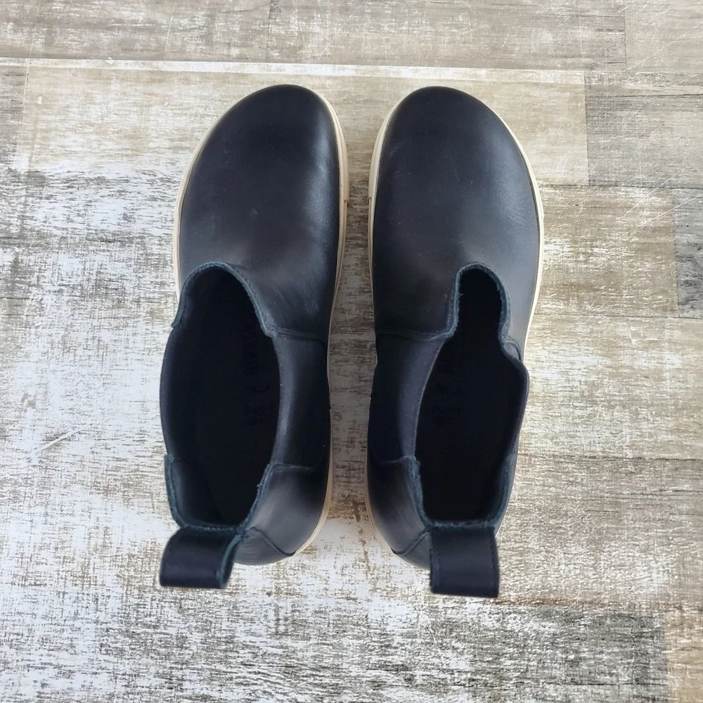 Birkenstock Bend Chelsea Boots Mens 9 - 9.5 Black Natural Leather Pull On